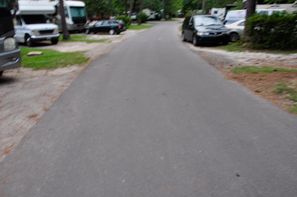 paved roads in the KOA